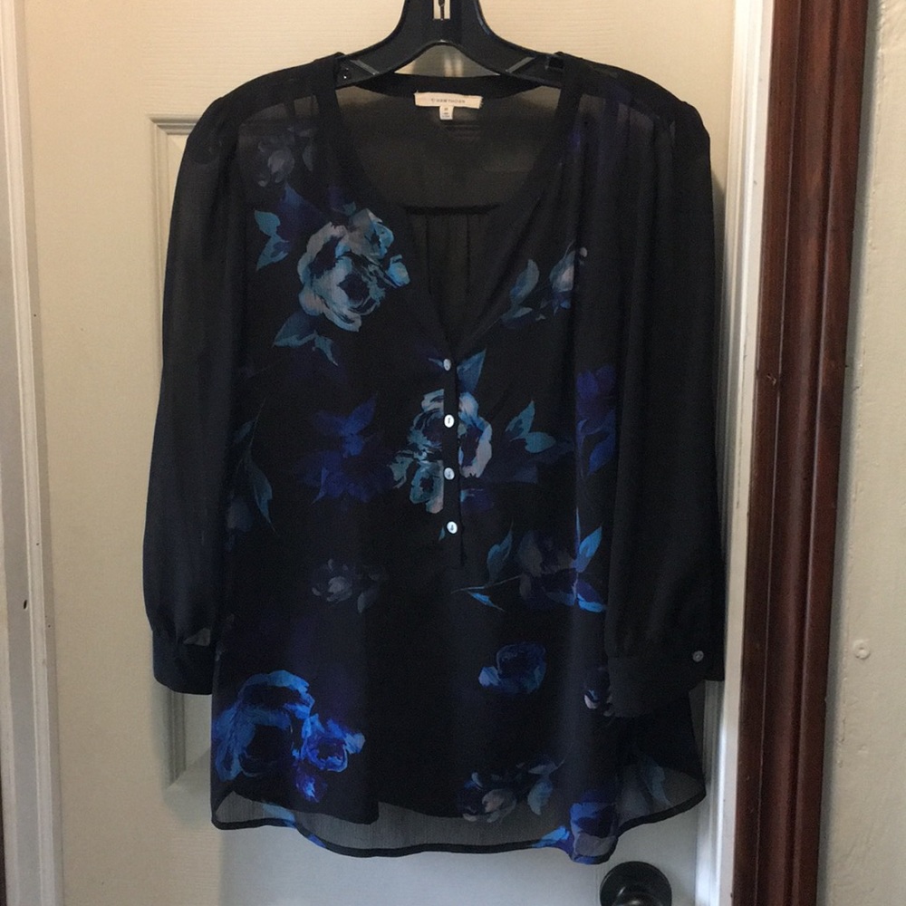 💙✅Sheer top with cami